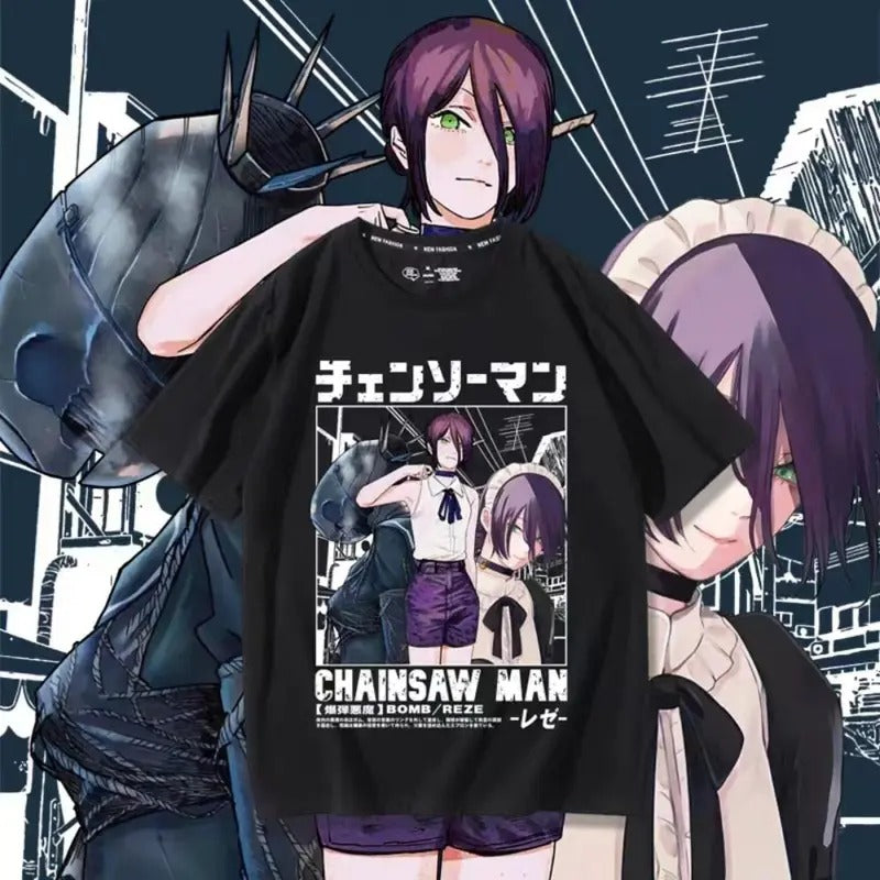 Chainsaw Man Reze T-shirt Hoodie, Sweatshirt | WearSparks.com