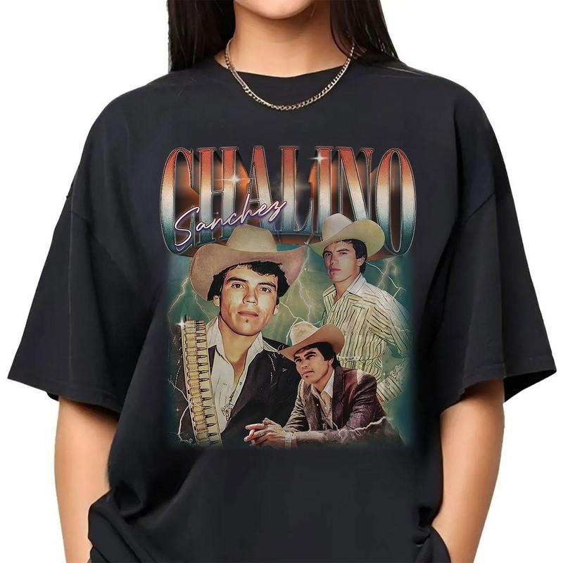 Chalino Sanchez and Corridos Legends T Shirt Tribute to Ariel Camacho Valentin Elizalde Mexican Music Icon Hoodie, Sweatshirt