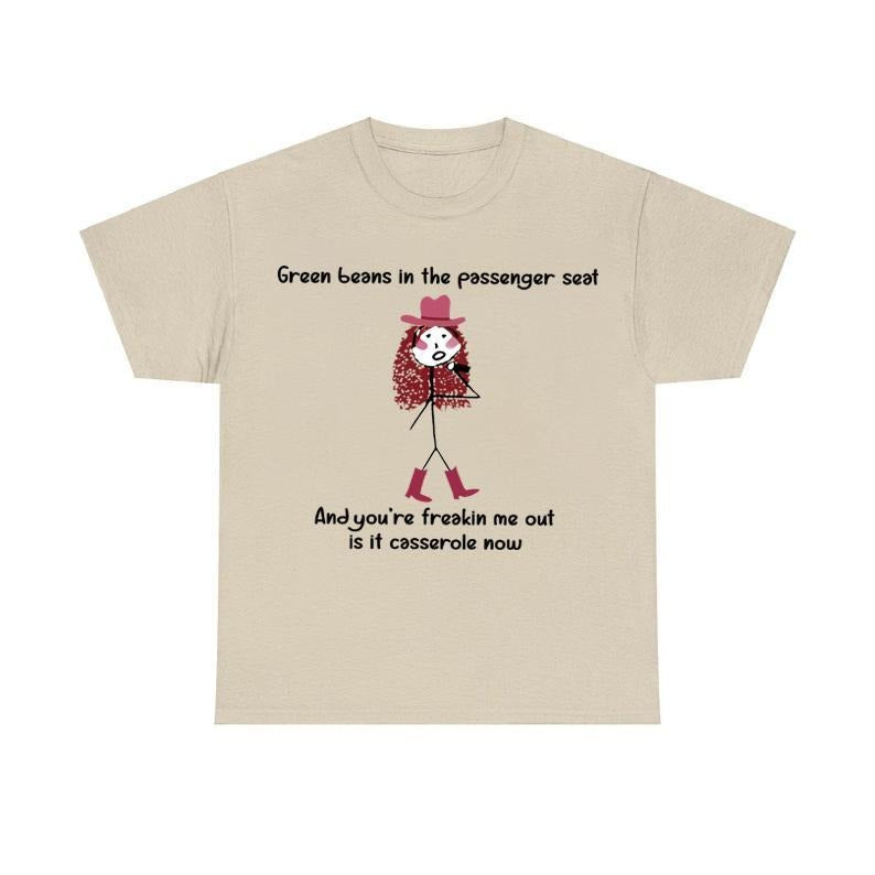 Chappel Green Beans in the Passenger Seat T-Shirt Unisex Menswear Top Love Hoodie, Sweatshirt | WearSparks.com