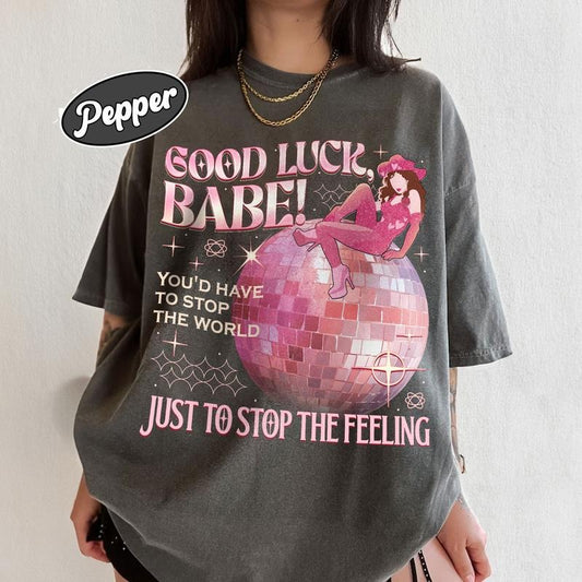Chappell Good Luck Babe Shirt, Midwest Princess 2024 Shirt, Sapphic Lesbian Tee Shortsleeve Cotton T-Shirt Hoodie, Sweatshirt