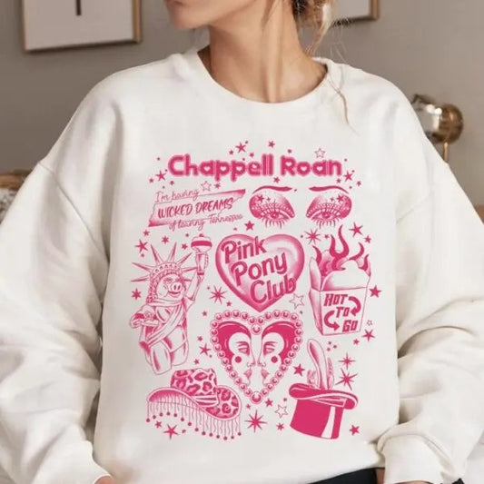 Chappell Track Songs,Chappell Roan Album Sweatshirt_Sweatshirt Gift For Woman and Man Unisex Sweatshirt T-Shirts, Hoodie