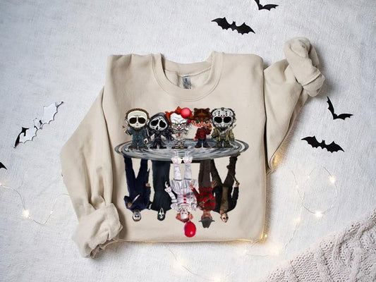 Characters Friends SweatShirt, Halloween Movie T-shirt, Friends Halloween Tee, Movie Characters Sweatshirt, Halloween...