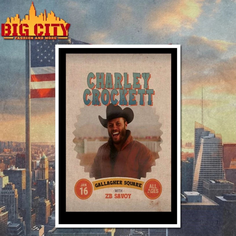 Charley Crockett Jan 16 2026 Petco Park In San Diego CA Poster shirt