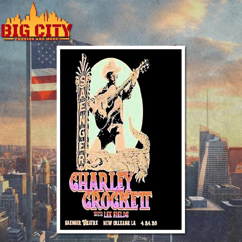 Charley Crockett New Orleans La April 24 2026 Gator Shirt