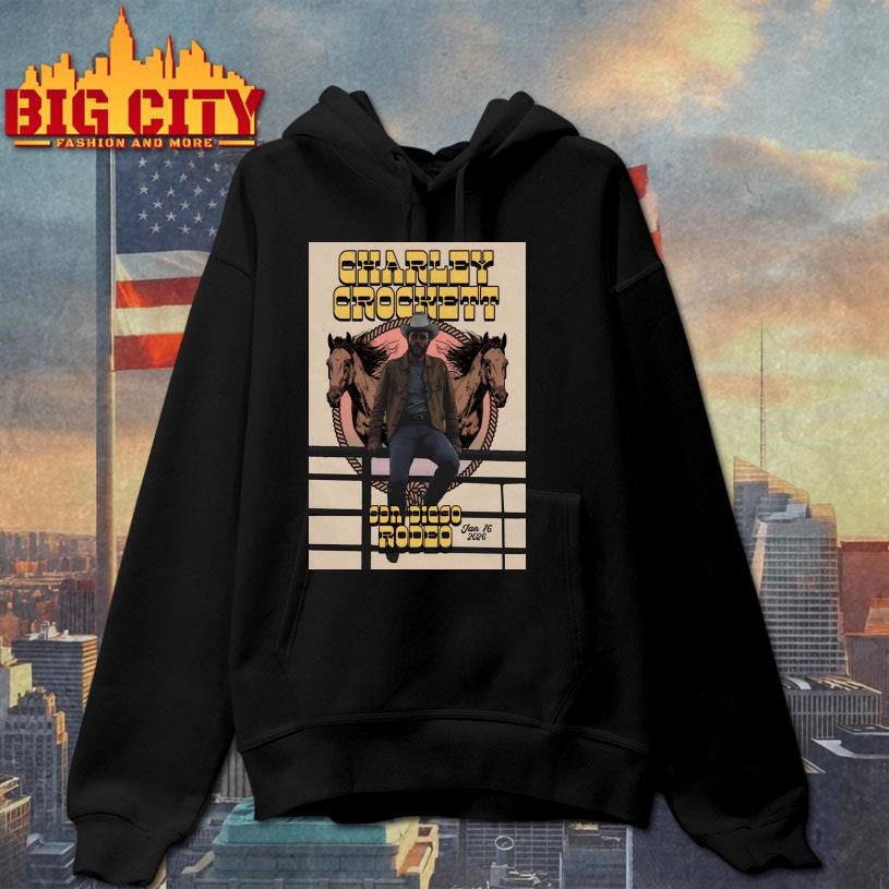 Charley Crockett San Diego Rodeo January 16 2026 Poster Shirt