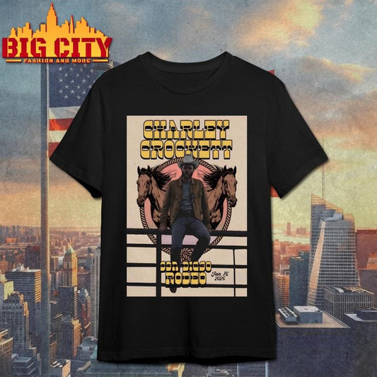 Charley Crockett San Diego Rodeo January 16 2026 Poster Shirt