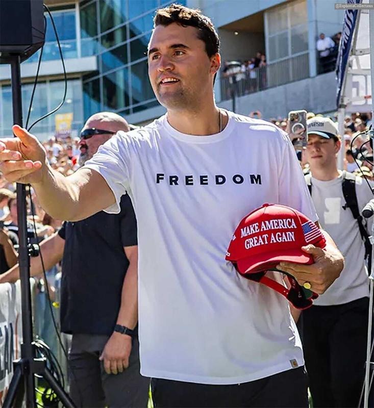 Charlie Kirk Freedom Justice Shirt, Charlie Kirk Quote Turning Point Shirt, Pray for Charlie R.I.P Tee , Global Trending...