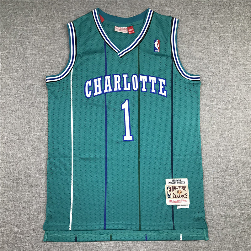 Charlotte Hornets Hornets 1 Green Retro Logo Style 2