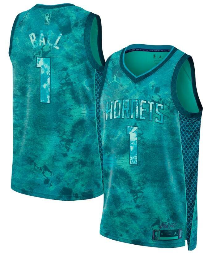 Charlotte Hornets #1 LaMelo Ball Brand Unisex Select Series Swingman Jersey - Teal