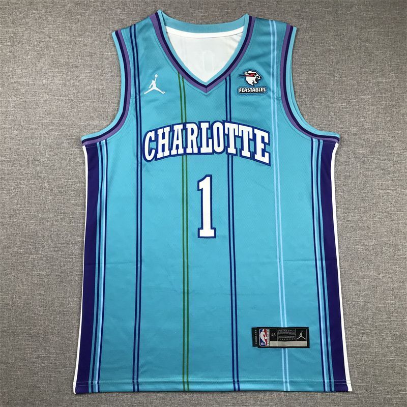 Charlotte Hornets #1 LaMelo Ball Hornets 1 # · Classic Green Style 2