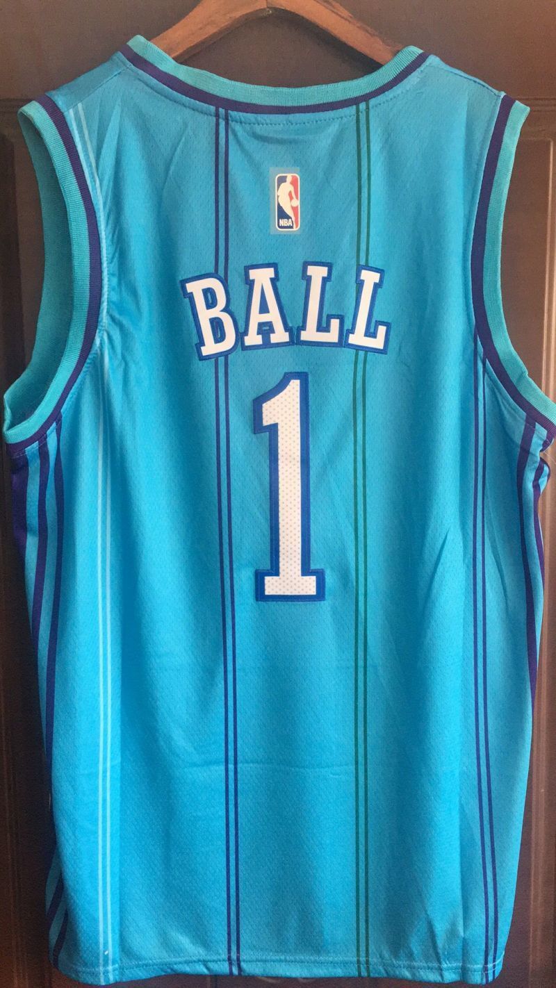 Charlotte Hornets #1 LaMelo Ball New Season Hornets 1 # Style 1
