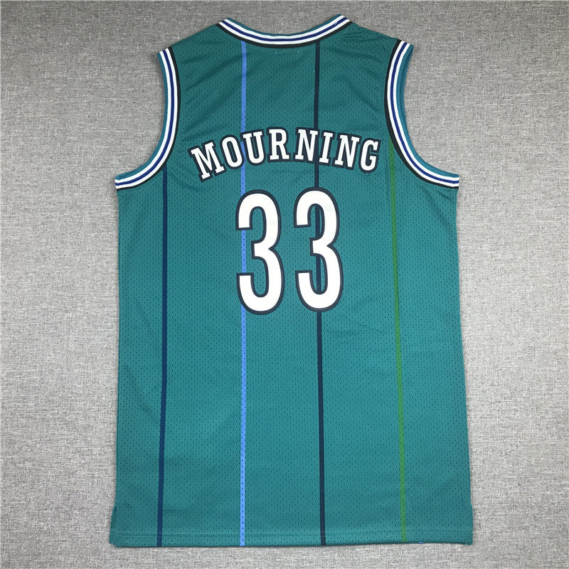 Charlotte Hornets # Hornets 33 Green 1992-93 Style 2
