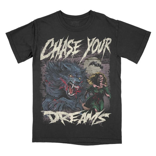 Chase Your Dreams Comfort Colors Werewolf Unisex T-shirt Gothic Alternative Fashion Hoodie, Sweatshirt | WearSparks.com
