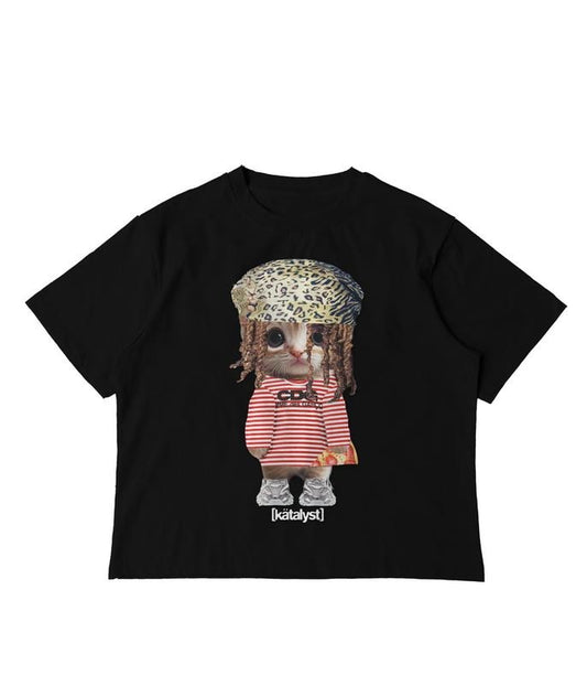 Che Kitty Graphic Tee, Retro 90s Style Statement Shirt Hoodie, Sweatshirt | WearSparks.com