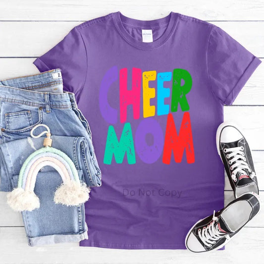Cheer Mom DTF Transfer ONLY -This is NOT a T Shirt Hoodie, Sweatshirt | WearSparks.com