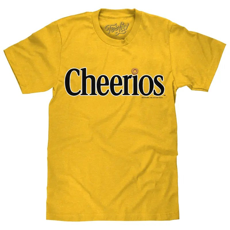 Cheerios Logo T-Shirt - Yellow graphic tee Hoodie, Sweatshirt | WearSparks.com