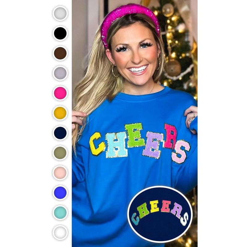 Cheers Ideal Chenille Sweatshirt T-Shirts, Hoodie | WearSparks.com