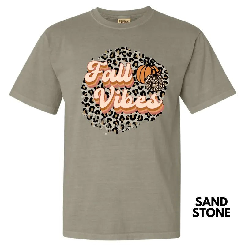 Cheetah Fall Vibes Comfort Colors T-Shirt 'NLB' Hoodie, Sweatshirt | WearSparks.com