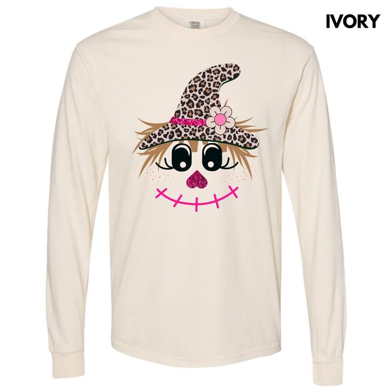 Cheetah Scarecrow Face Long Sleeve Comfort Colors T-Shirt 'NLB' Hoodie, Sweatshirt | WearSparks.com
