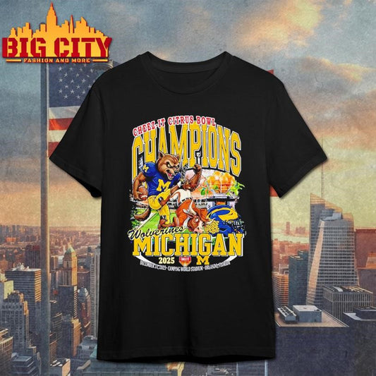 Cheez it Citrus Bowl Champions 2025 Wolverines Michigan Shirt