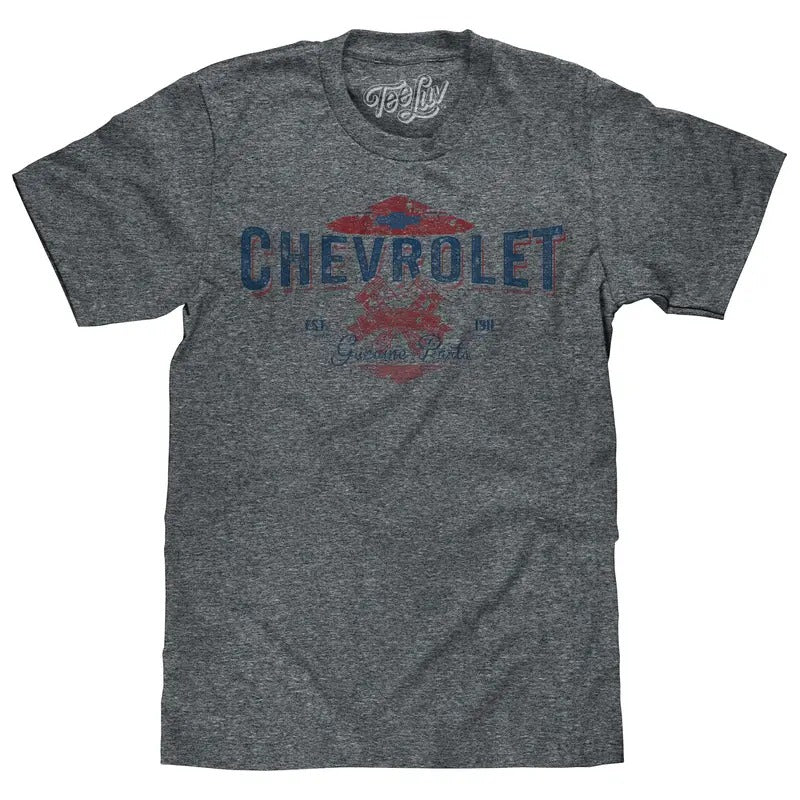 Chevrolet Genuine Parts T-Shirt - Gray Hoodie, Sweatshirt | WearSparks.com
