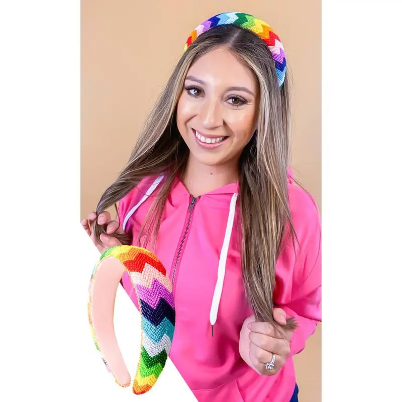 Chevron Rainbow Headband T-Shirts, Hoodie, Sweatshirt | WearSparks.com
