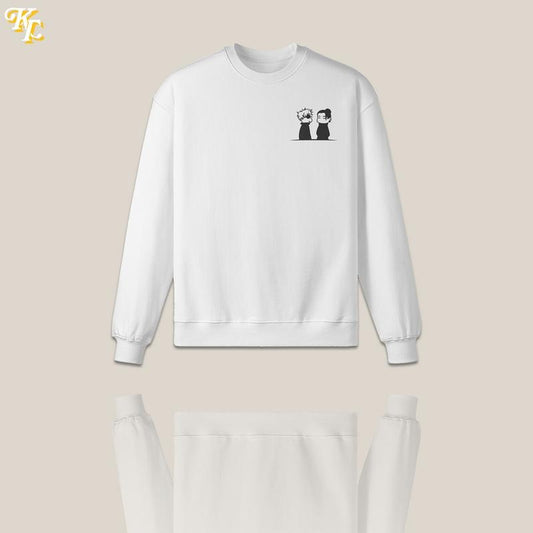 Chibi Gojo Geto JuJutsu Kaisen Anime Graphic T-Shirt Sweatshirt Menswear Streetwear Clothing Casual Crewneck Cotton Hoodie