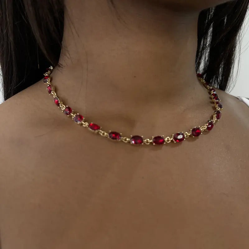 Chic Unisex Oval Stone Necklace With Gold Detail T-Shirts, Hoodie, Sweatshirt | WearSparks.com