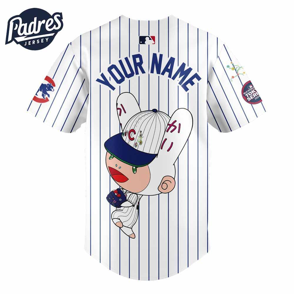 Chicago Cubs Baseball Jersey Takashi Murakami x World Tour Tokyo Series - Padres Jersey Oasis: Elevate Your... (Image 2)