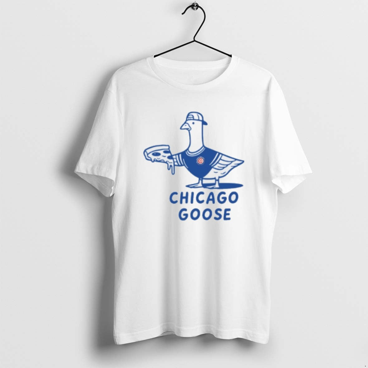 Chicago Cubs Goose Eat Pizza T Shirts