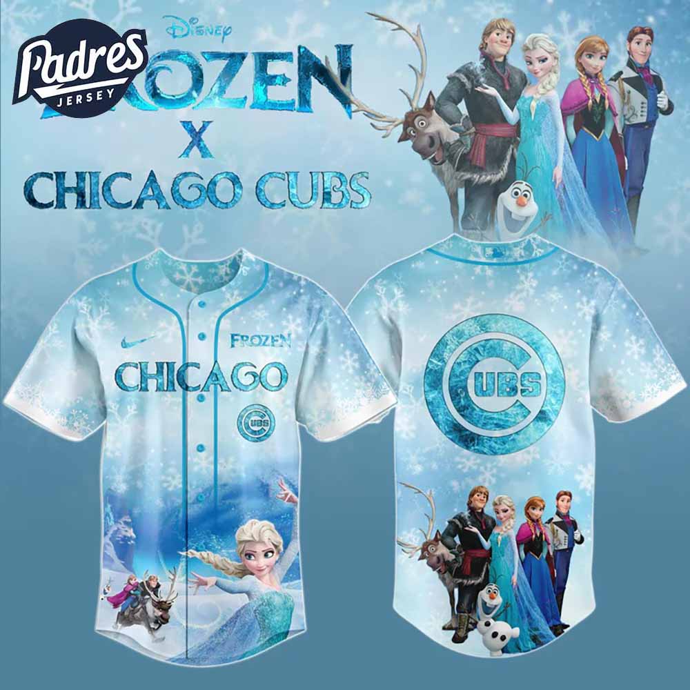 Chicago Cubs x Frozen Baseball Jersey 2025 - Padres Jersey Oasis: Elevate Your Baseball Style Game T-Shirts, Hoodie,...
