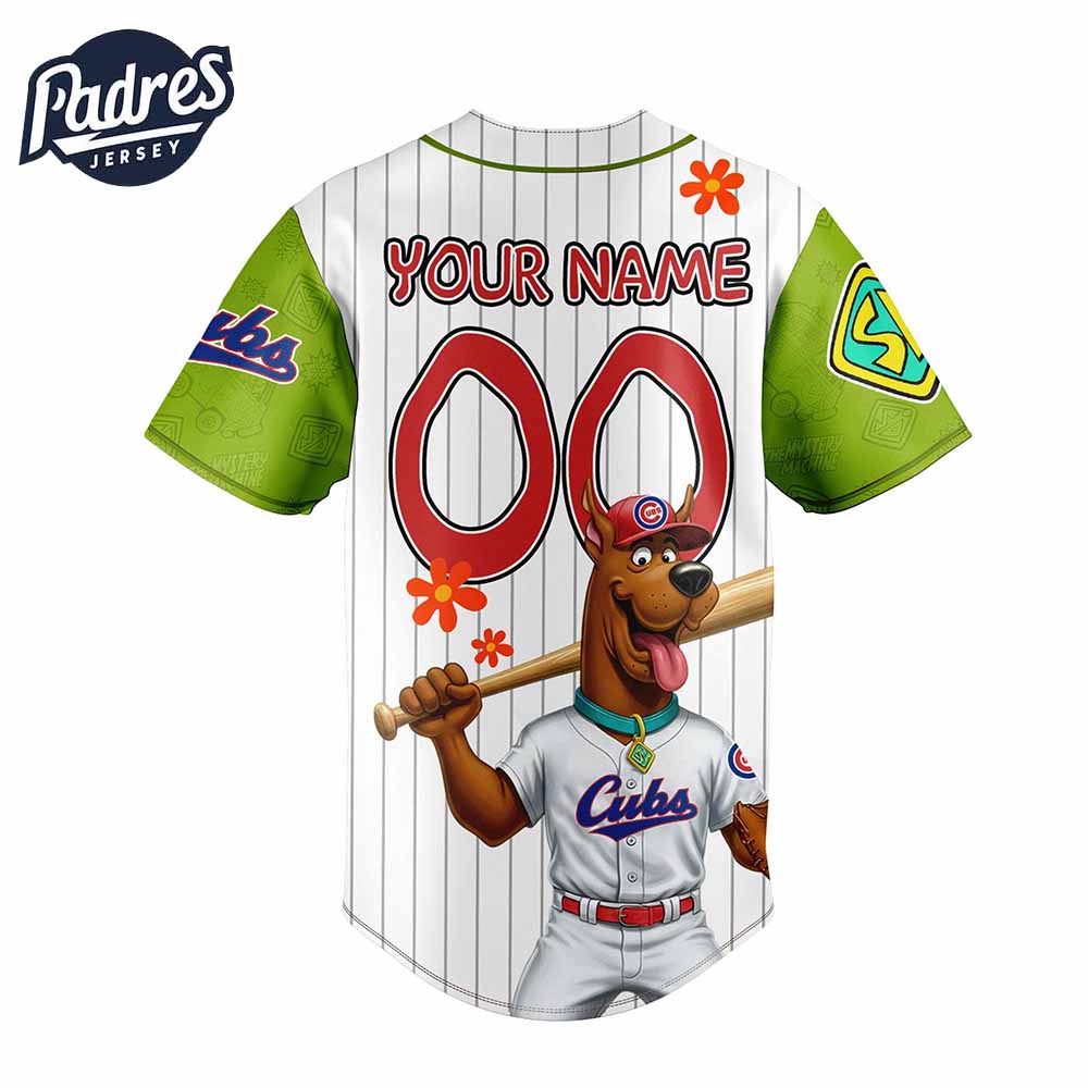 Chicago Cubs x MLB Scooby Doo Baseball Jersey Outfit - Padres Jersey Oasis: Elevate Your Baseball Style Game... (Image 2)