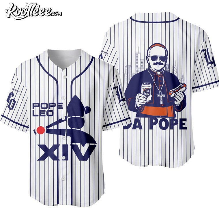 Chicago Pope Leo XIV Da Pope Baseball Jersey