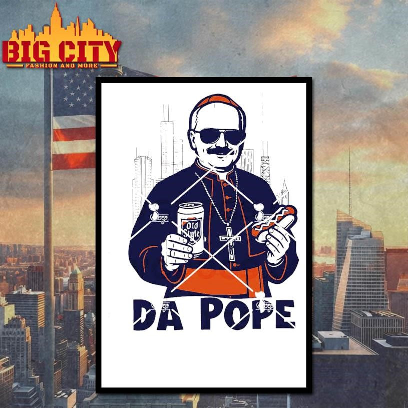 Chicago Pope Leo Xiv Da Pope New Pope Tribute Godmother Shirt