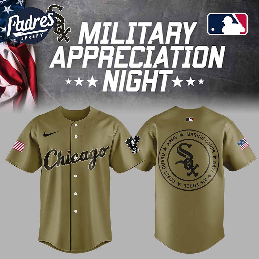 Chicago White Sox Baseball Jersey Military Green For Fan 2025 - Padres Jersey Oasis: Elevate Your Baseball Style Game...