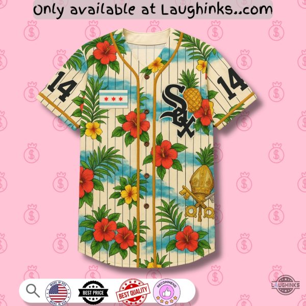 Chicago White Sox Pope Leo Baseball Jersey Shirt
