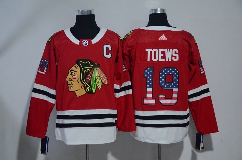 Chicago Blackhawks #19 Jonathan Toews