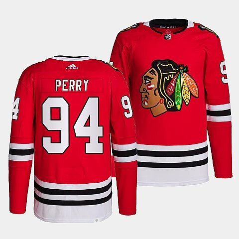 Chicago Blackhawks #94 Corey Perry Home Primegreen Authentic Pro Red Jersey