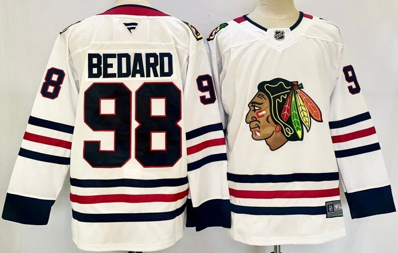 Chicago Blackhawks #98 Connor Bedard Style 2