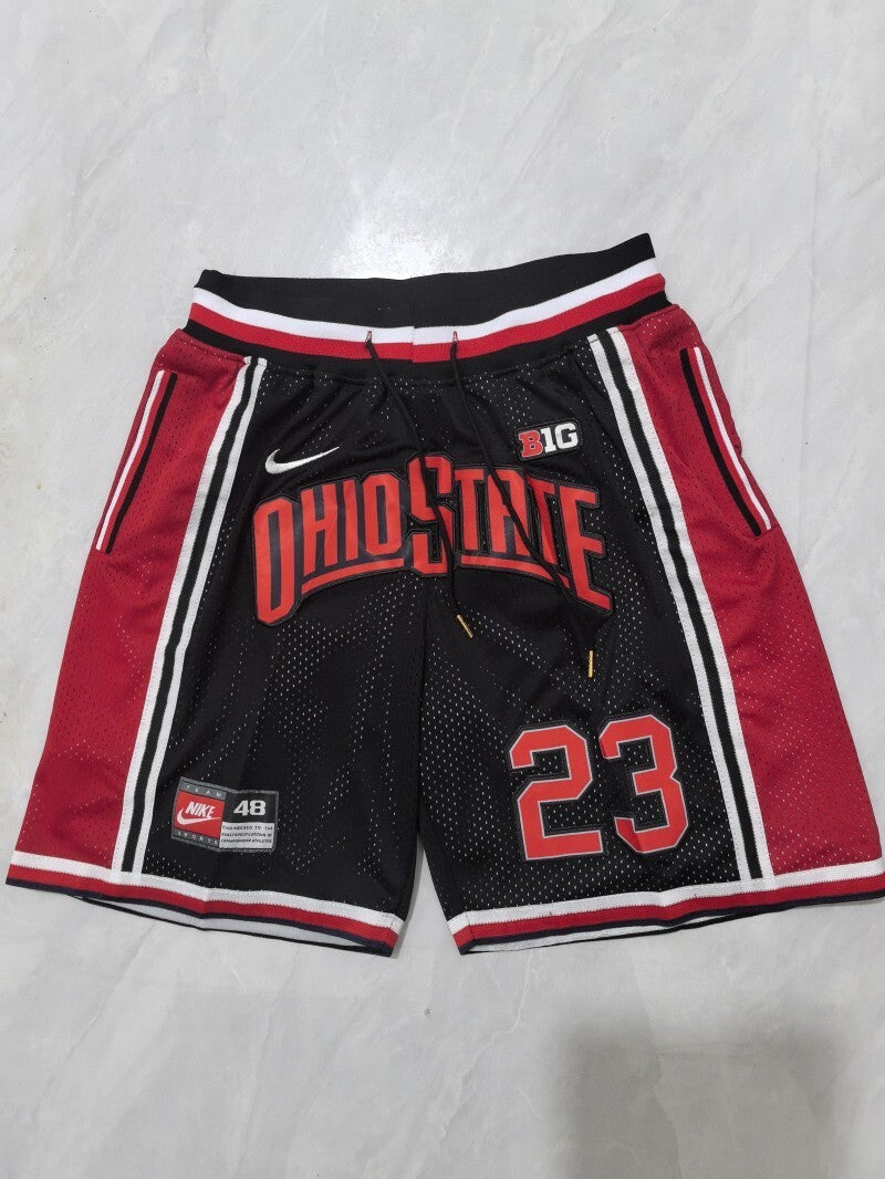 Chicago Bulls Black Retro Shorts Style 2
