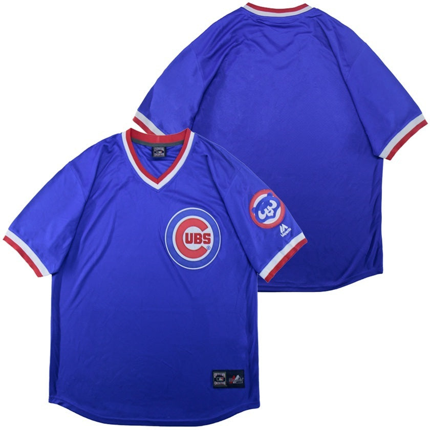 Chicago Cubs Cubs Blue Pullover Blank Inverted