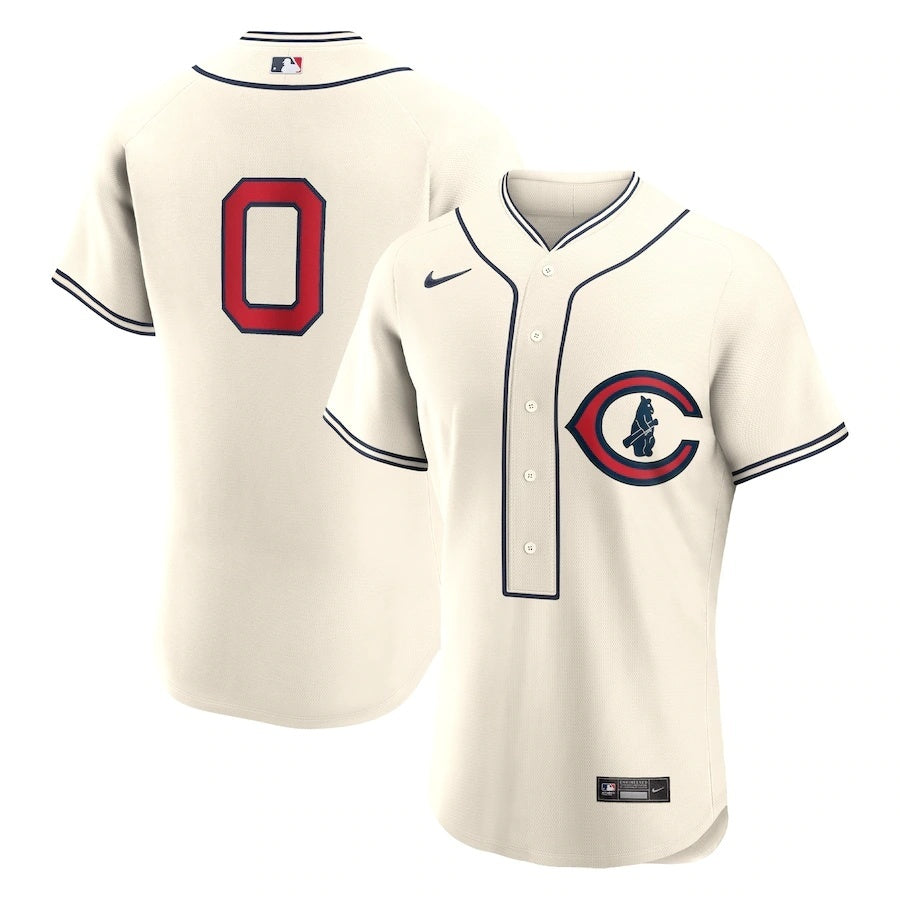 Chicago Cubs #0 Marcus Stroman 2022 Field of Dreams Authentic Player Jersey - Cream
