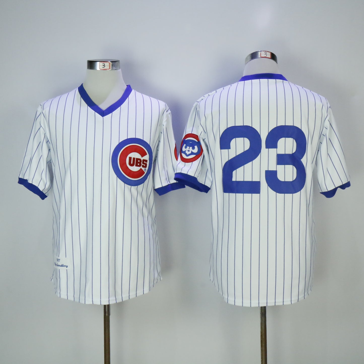Chicago Cubs #23 Ryne Sandberg Cubs 23 White Retro .JPG