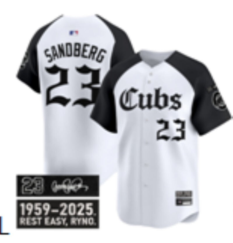 Chicago Cubs #23 Ryne Sandberg Cubs Collaboration Style 2