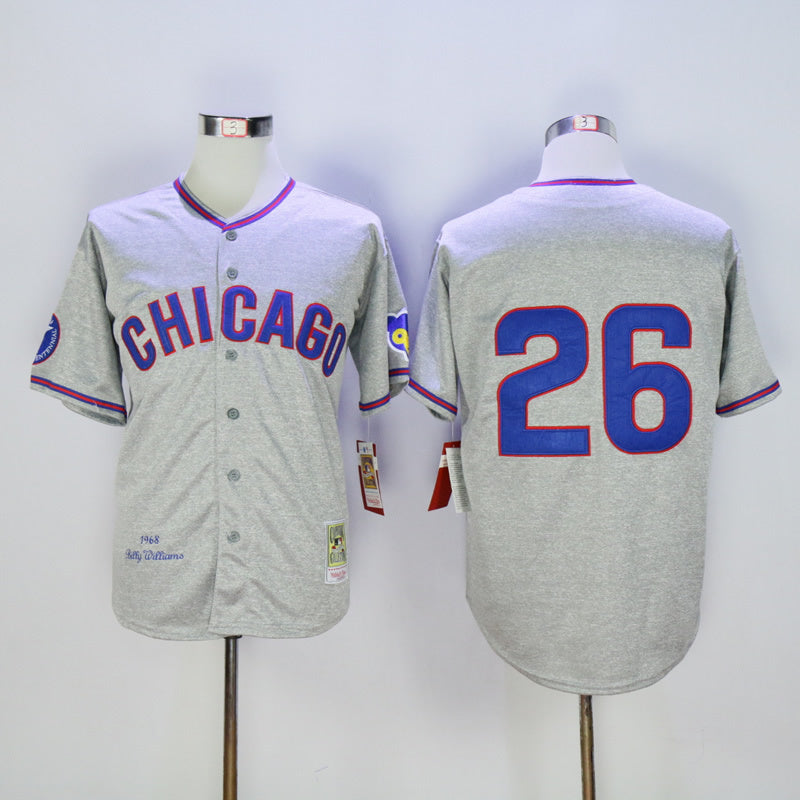 Chicago Cubs #26 Cubs 26 Hemp Gray 1968 Retro