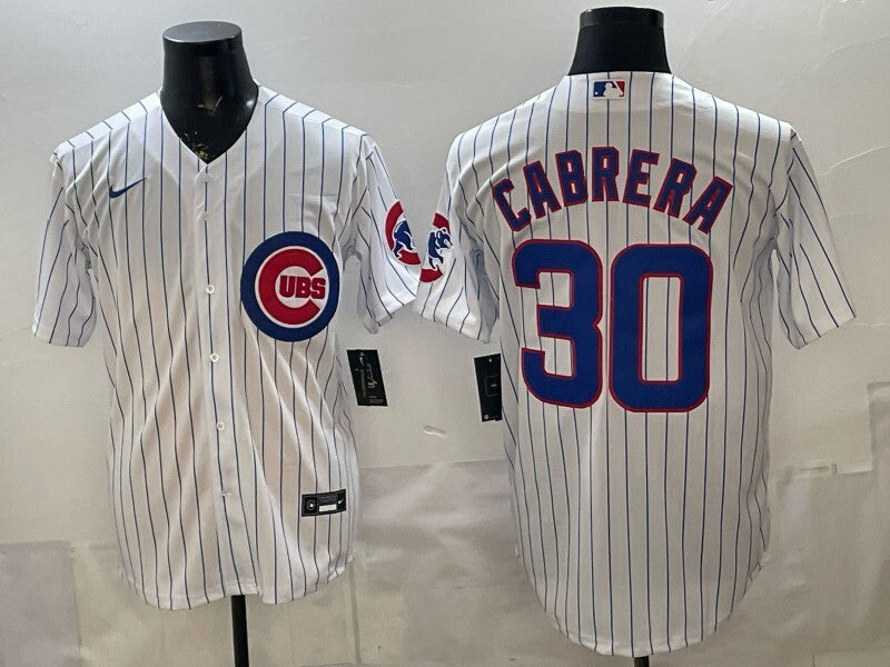 Chicago Cubs #30 Edward Cabrera Cubs Adult