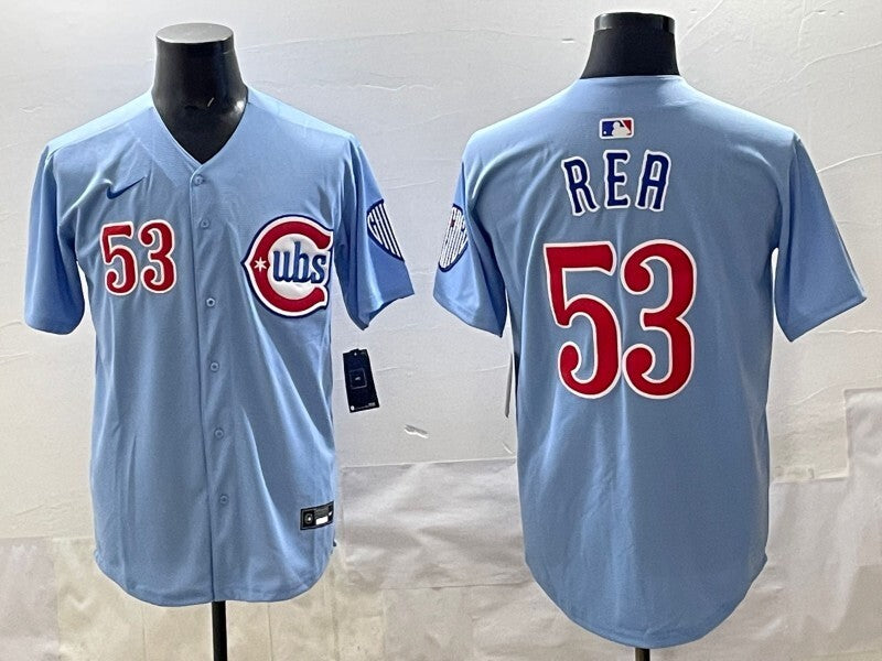 Chicago Cubs #53 Colin Rea Cubs Retro Adult