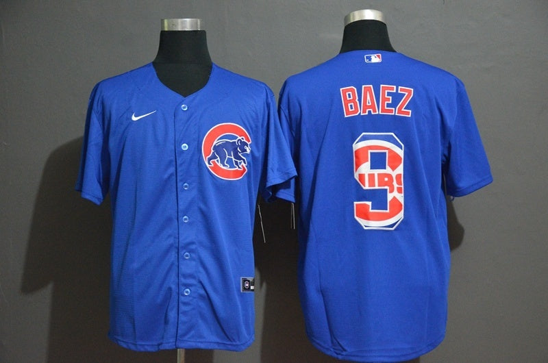Chicago Cubs #9 Javier Baez Style 1