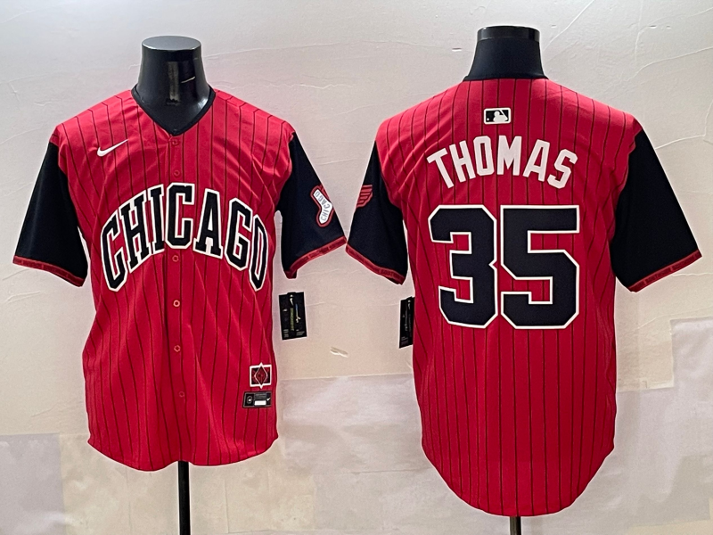 Chicago White Sox #35 Frank Thomas White Sox Collaboration Style 3