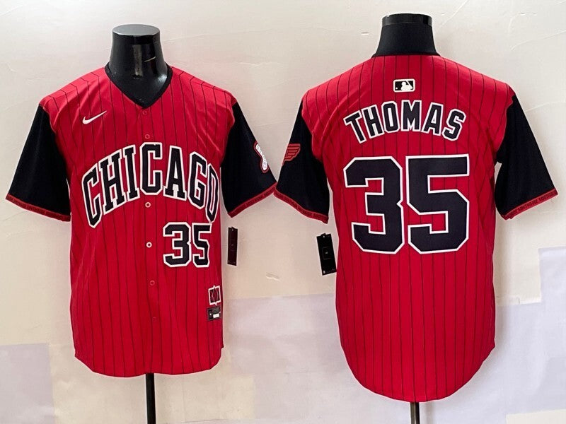 Chicago White Sox #35 Frank Thomas White Sox Collaboration Style 4